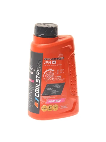 Антифриз красный -40C 1.1кг1л JPN COOL STREAM