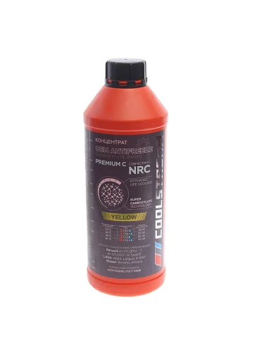 Антифриз желтый -76C концентрат 1.5л Premium C NRC COOL STREAM