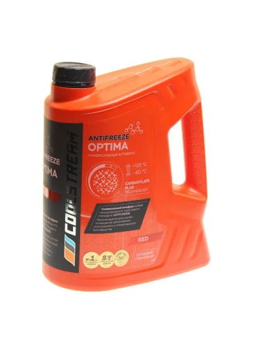Антифриз красный -40C 5.3кг5л Optima COOL STREAM
