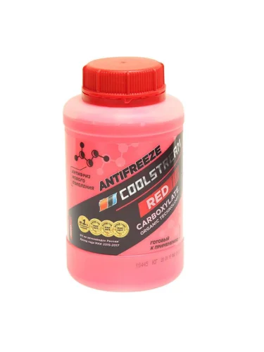 Антифриз красный -40C 0.9кг Red COOL STREAM