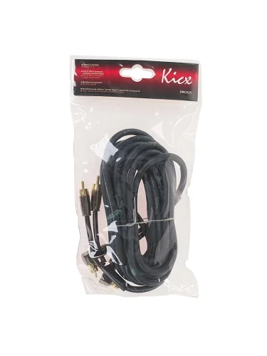 Кабель RCA 2х2 5м KICX
