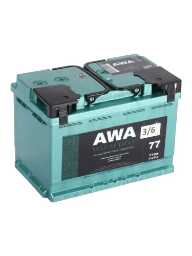 Аккумулятор AWA Malachite 77Ач обратная полярность