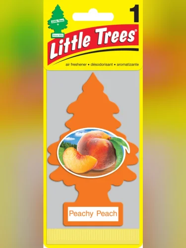 Ароматизатор подвесной пластина (персик) Елочка CAR FRESHNER