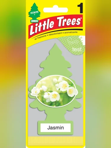 Ароматизатор подвесной пластина (жасмин) Елочка CAR FRESHNER