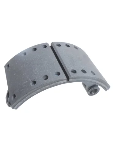 Колодки тормозные JAC N120 КАМАЗ Компас-12 задние барабанные (1шт.) (верхняя) BRAKE BLOCKS