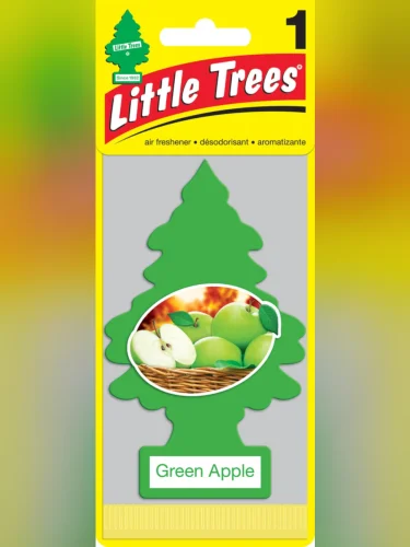 Ароматизатор подвесной пластина (яблоко зеленое) Елочка CAR FRESHNER