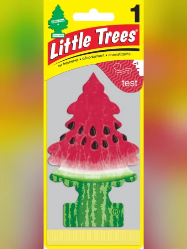 Ароматизатор подвесной пластина (арбуз) Елочка CAR FRESHNER