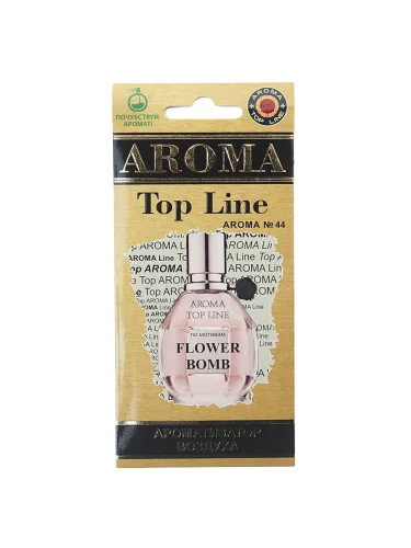 Ароматизатор подвесной пластина (№44 Viktor&Rolf Flower Bomb) TOP LINE