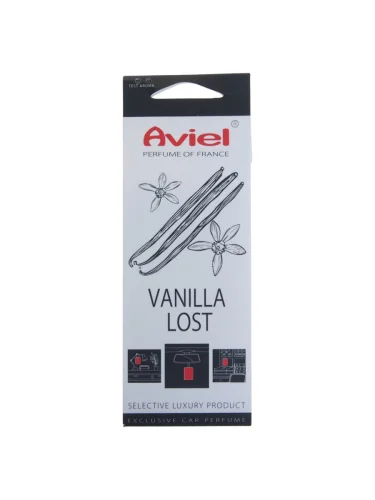 Ароматизатор подвесной картонный (Vanilla Lost) Perfume of France AVIEL