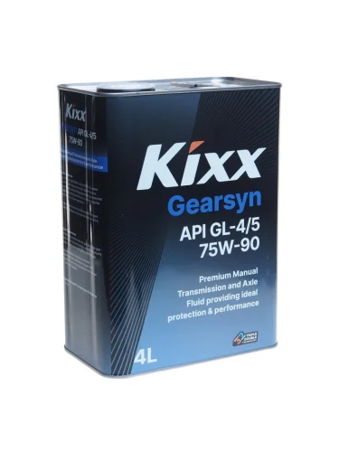 Масло трансмиссионное KIXX Gearsyn GL-45 75W90 псинт.4л