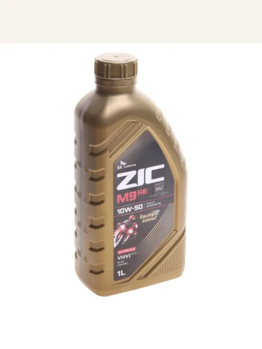 Масло моторное для 4-х тактных двигателей ZIC M9 RACING EDITION 4T 10W50 синт.1л