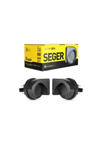 Сигнал звуковой 12V 400500Hz 118дБ комплект 2шт. SEGER
