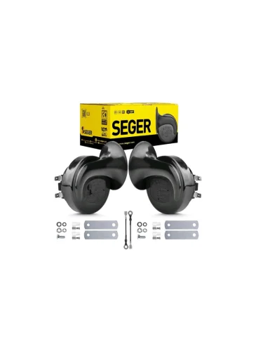 Сигнал звуковой 12V 410510Hz 118дБ комплект 2шт. SEGER