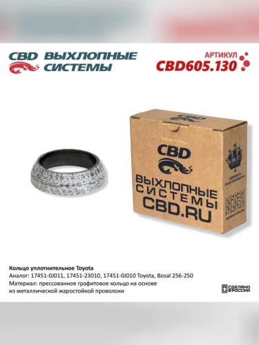 Кольцо уплотнительное CBD