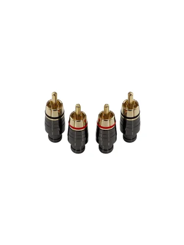 Штекер RCA комплект 4шт. AURA