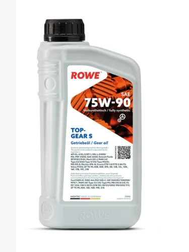 Масло трансмиссионное HIGHTEC TOPGEAR 75W90 S GL-4GL-5 синт.1л ROWE