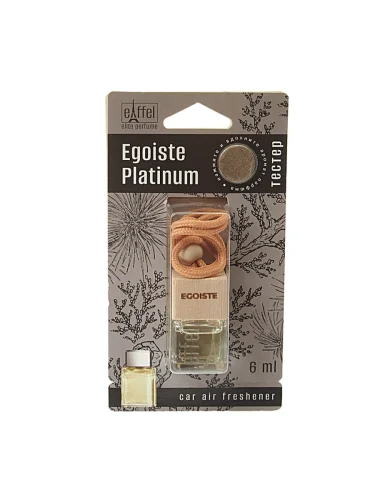 Ароматизатор подвесной жидкостный (egoiste platinum) с деревянной крышкой 6мл Luxury Aroma FOUETTE