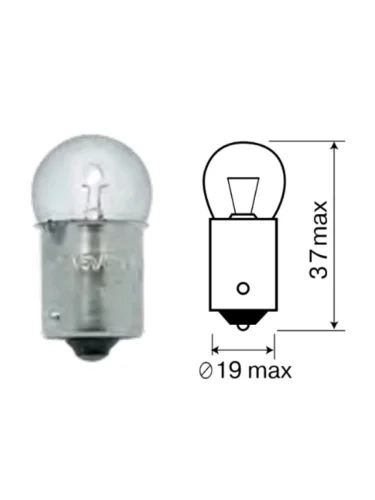 Лампа 24V R5W BA15s МАЯК (ОАО КАМАЗ)