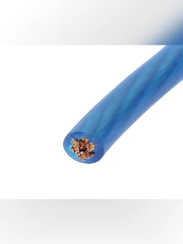 Кабель силовой 4Ga (20мм) 1м синий KICX