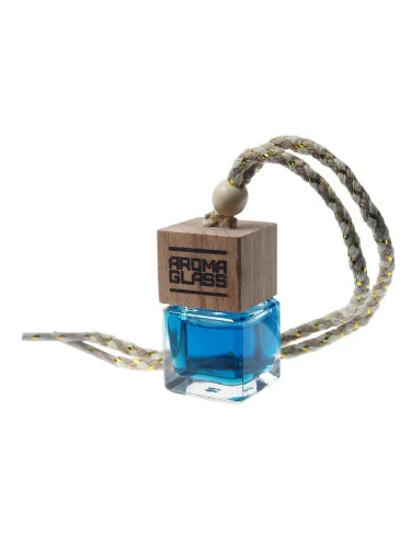 Ароматизатор подвесной жидкостный (Black Diamond) с деревянной крышкой Aroma Glass FOUETTE