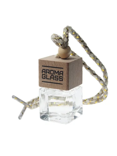 Ароматизатор подвесной жидкостный (Malibu Beach) с деревянной крышкой Aroma Glass FOUETTE