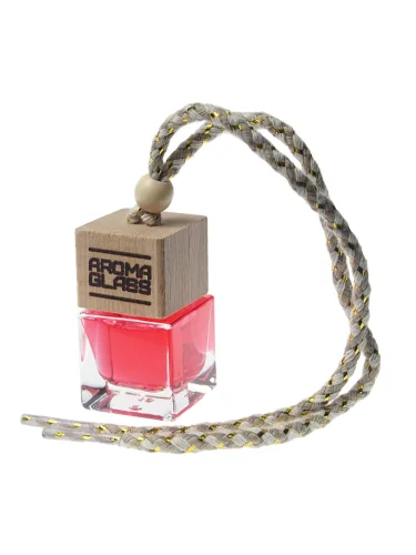Ароматизатор подвесной жидкостный (Sweet 90`s) с деревянной крышкой Aroma Glass FOUETTE