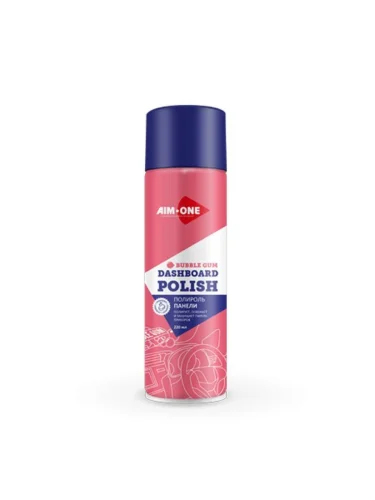 Полироль пластика глянцевый 200мл bubble Gum аэрозоль Dashboard Polish AIM-ONE