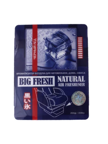 Ароматизатор под сиденье гелевый (лед черный) Big Fresh FKVJP