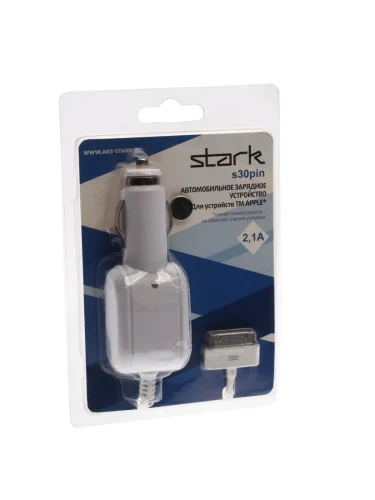 Устройство зарядное в прикуриватель 12V кабель iPhone (-4) STARK