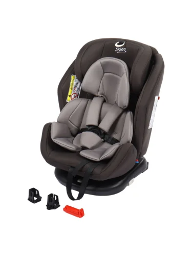 Автокресло детское 0-36кг (0+I-ll-IlI) 0-12лет темно-серое Isofix Ультра SIGER