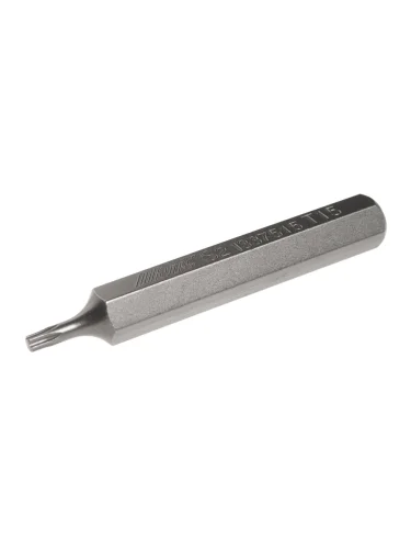 Бита TORX Т15х75мм 10мм удлиненная S2 JTC
