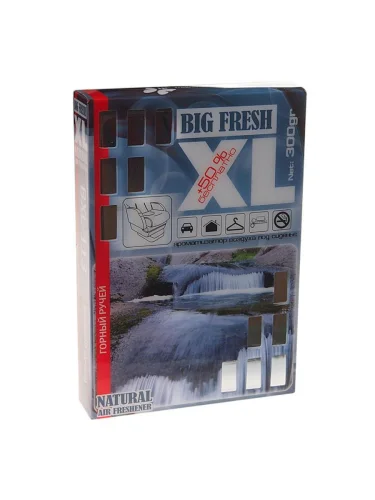 Ароматизатор под сиденье гелевый (горный ручей) 300г Big Fresh XL FKVJP