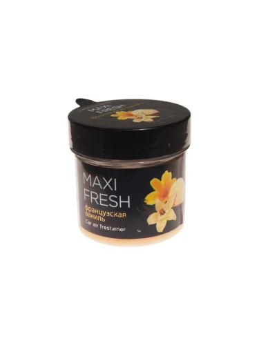 Ароматизатор на панель приборов гелевый (французская ваниль) 100г MAXI FRESH