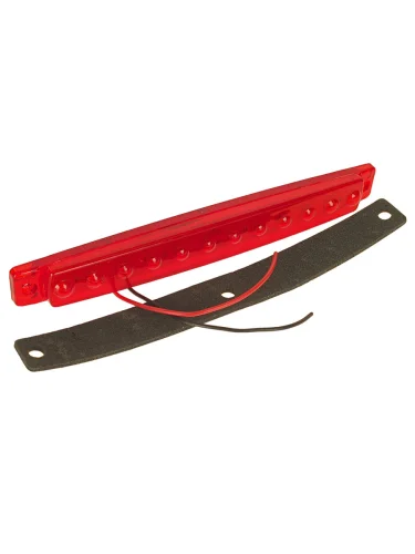 Фонарь габаритный LED 24V, красный (L=170мм, 12-светодиодов) NOKTA