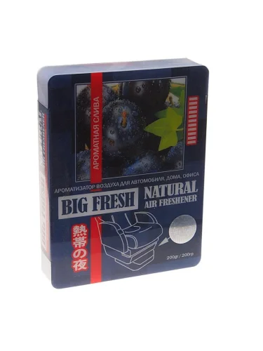 Ароматизатор под сиденье гелевый (слива ароматная) Big Fresh FKVJP