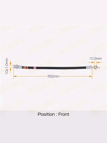 Шланг тормозной TOYOTA Chaser,Cresta,Crown,Mark 2 (-01) передний MASUMA
