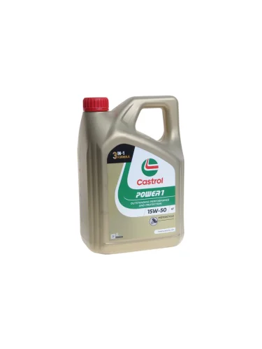 Масло моторное для 4-х тактных двигателей CASTROL Power 1 4T 15W50 синт.4л