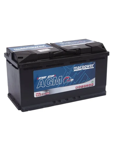 Аккумулятор MACPOWER AGM 95Ач обратная полярность