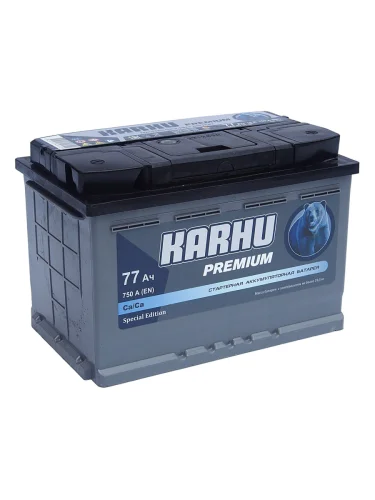 Аккумулятор KARHU Premium 77Ач обратная полярность
