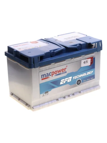 Аккумулятор MACPOWER EFB 84Ач обратная полярность