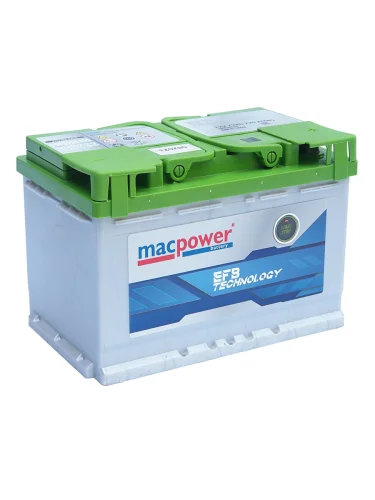 Аккумулятор MACPOWER EFB 72Ач обратная полярность