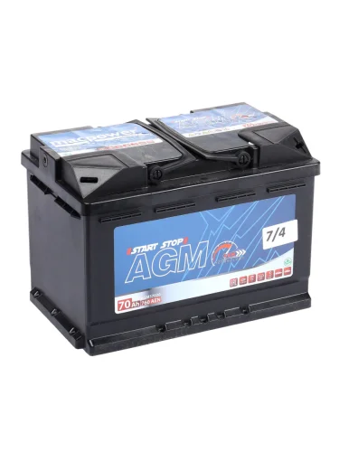 Аккумулятор MACPOWER AGM 70Ач обратная полярность