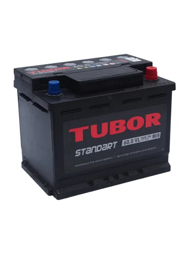 Аккумулятор TUBOR Standart 60Ач обратная полярность
