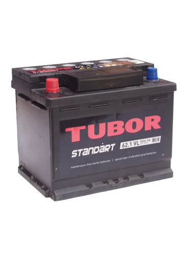 Аккумулятор TUBOR Standart 62Ач