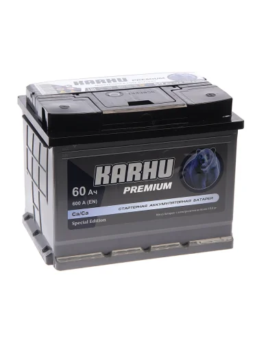 Аккумулятор KARHU Premium 60Ач обратная полярность