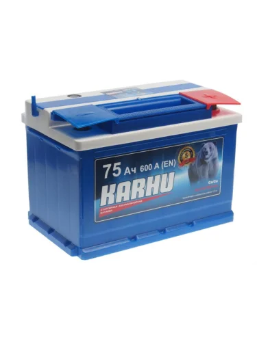 Аккумулятор KARHU 75Ач обратная полярность