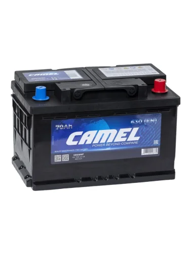 Аккумулятор CAMEL 70Ач обратная полярность, низкий