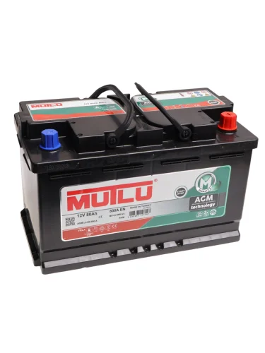 Аккумулятор MUTLU AGM 80Ач обратная полярность AGM 80.0 L4
