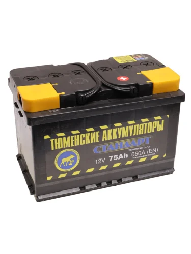 Аккумулятор TYUMEN BATTERY STANDART 75Ач обратная полярность