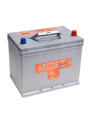 Аккумулятор ТИТАН Arctic Asia 80Ач обратная полярность